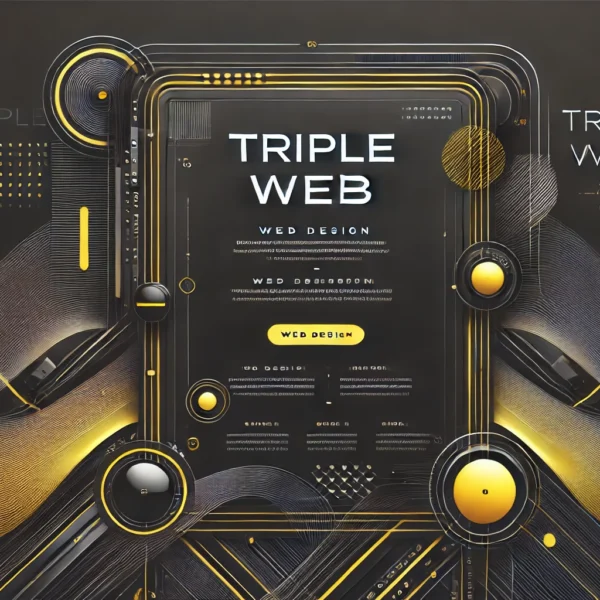 DALL·E 2025-02-26 01.12.42 - A sleek and professional full-frame design for a web design company named 'Triple Web'. The design uses a bold black and yellow color scheme, featurin أسماء شركات تصميم مواقع في مصر، أفضل شركات تصميم مواقع في مصر، شركات برمجة مواقع في مصر، شركات تطوير مواقع في مصر، شركة تصميم مواقع في القاهرة، شركة تصميم مواقع في الجيزة، شركة تصميم مواقع في الإسكندرية، شركة تصميم مواقع في المنصورة، شركة تصميم مواقع في طنطا، شركة تصميم مواقع في أسيوط، شركة تصميم مواقع في المنوفية، شركة تصميم مواقع في الشرقية، شركة تصميم مواقع في الدقهلية، شركة تصميم مواقع في بني سويف، اسماء شركات تصميم مواقع في مصر، اسماء شركات تصميم مواقع في مصر، اسماء شركات تصميم مواقع في مصر، اسماء شركات تصميم مواقع في مصر، شركة تصميم مواقع في الغردقة، شركة تصميم مواقع في شرم الشيخ، شركة تصميم مواقع في الأقصر، شركة تصميم مواقع في قنا، شركة تصميم مواقع في سوهاج، شركة تصميم مواقع في دمياط، شركة تصميم مواقع في كفر الشيخ، شركة تصميم مواقع احترافية في مصر، شركة برمجة مواقع إلكترونية في مصر، أفضل شركة برمجة مواقع في مصر،